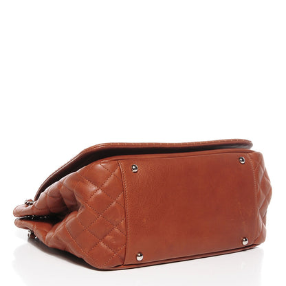 Chanel Calfskin Coco Bengal Accordion Flap Camel 4 of 7