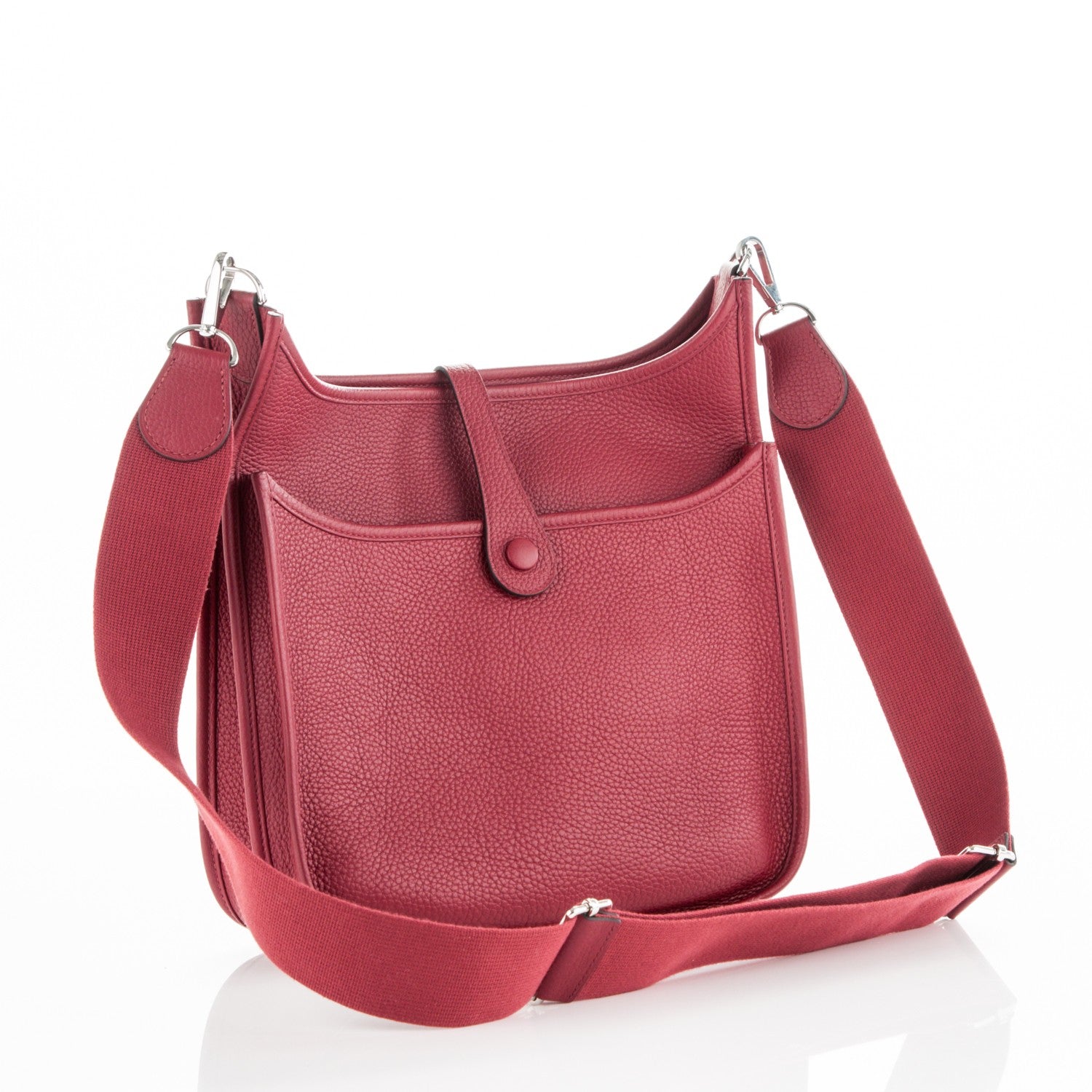 Hermes Taurillon Clemence Evelyne III PM Rubis 3 of 7