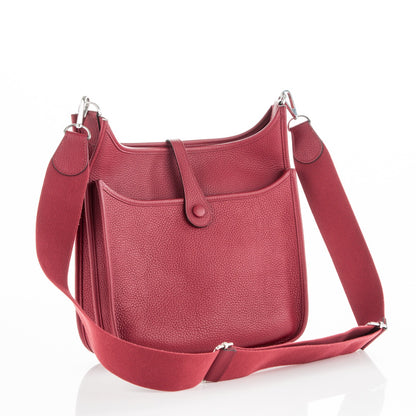 Hermes Taurillon Clemence Evelyne III PM Rubis 3 of 7