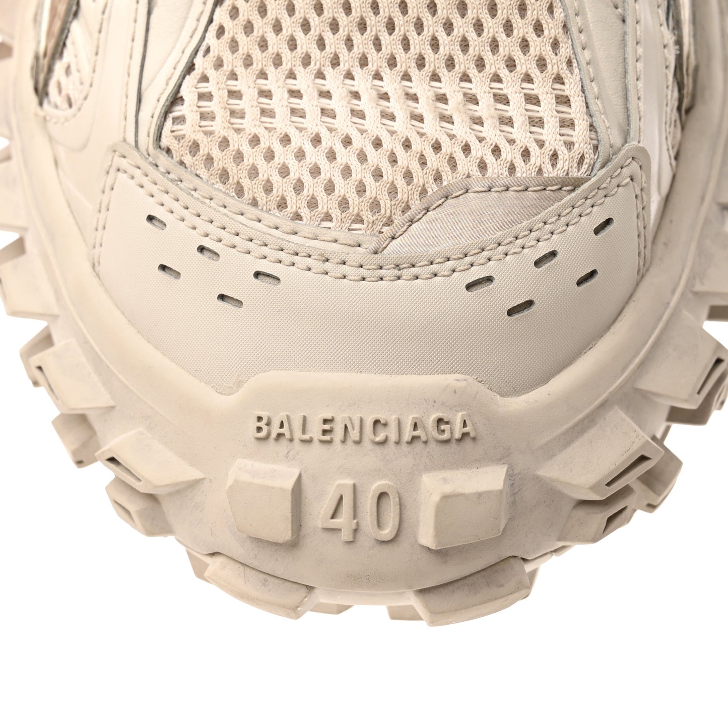 Rubber Mesh Mens Defender Sneakers 40 Monocolor Beige