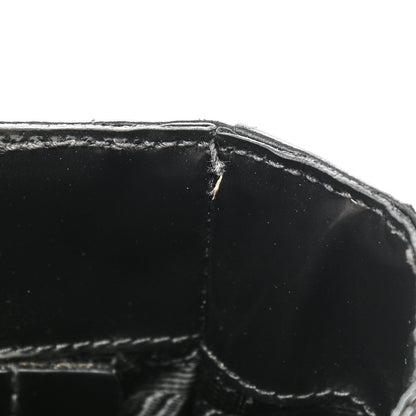 Prada Spazzolato Logo Embossed Tote Black 10 of 12