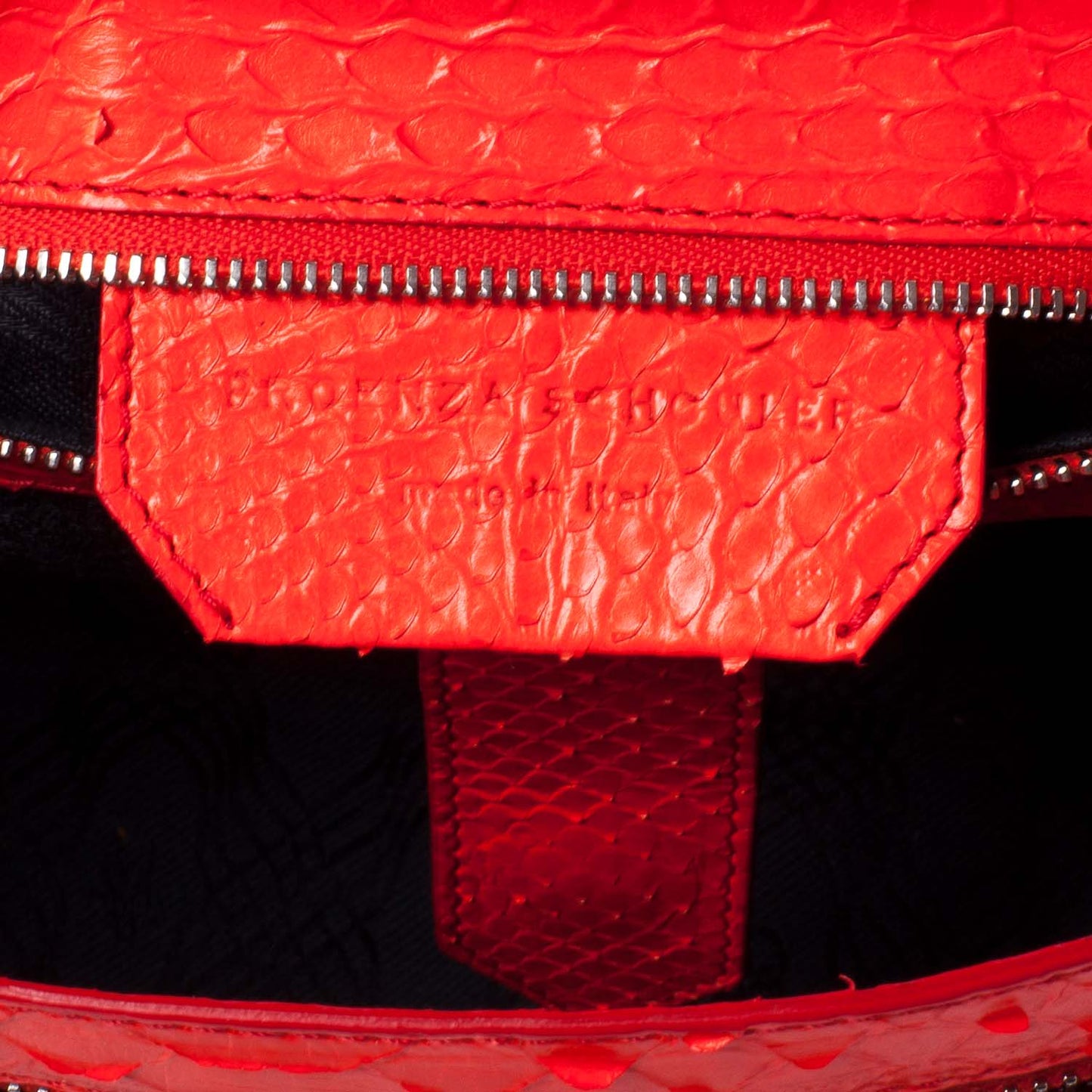 Python PS1 Medium Satchel Neon Red