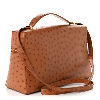 Loro Piana Ostrich Extra Pocket L27 Cognac 3 of 9