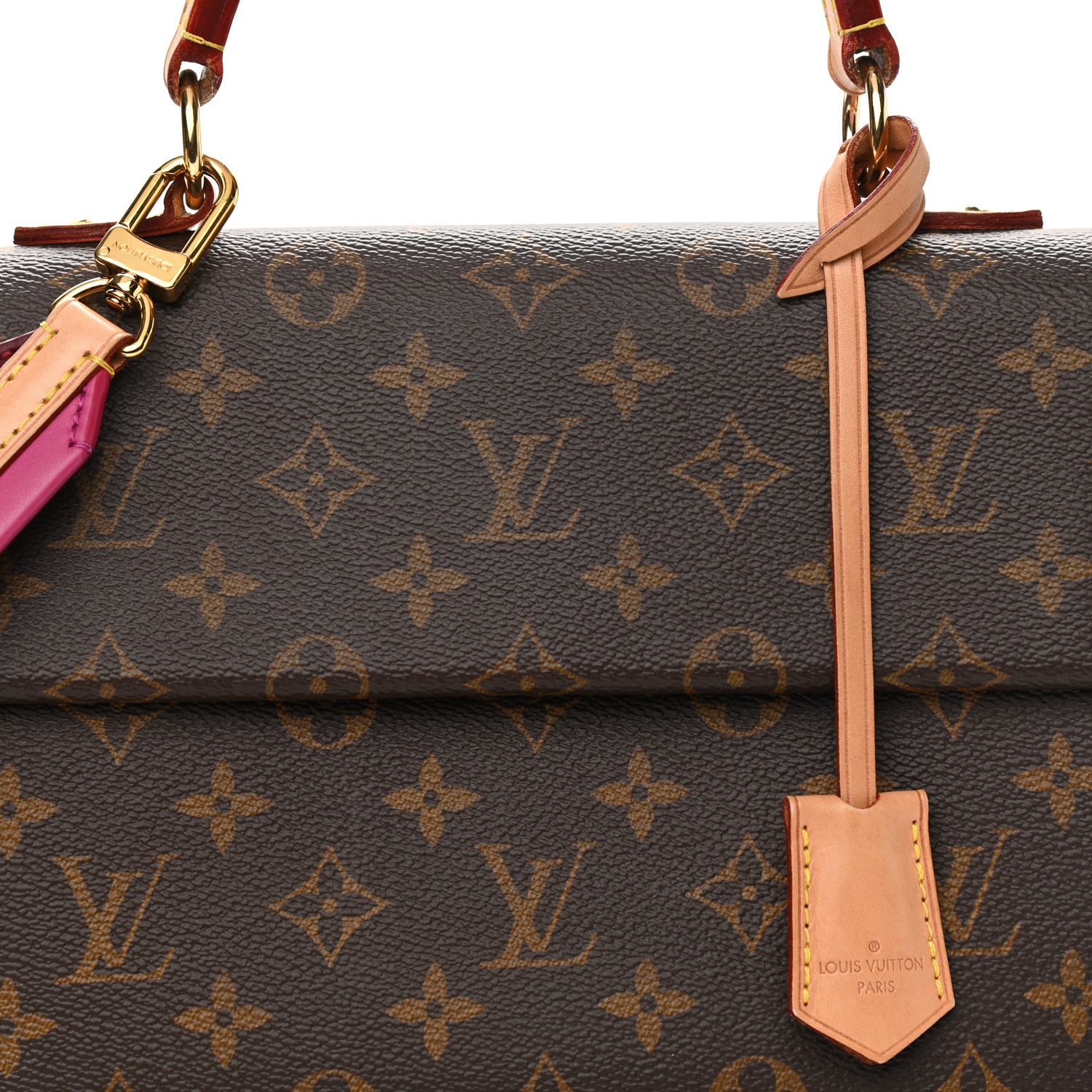 Louis Vuitton Monogram Cluny BB Bordeaux Fuchsia 8 of 11
