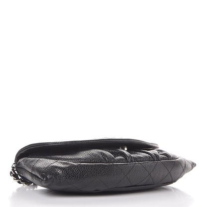 Chanel Caviar Half Moon Wallet On Chain WOC Black 4 of 9