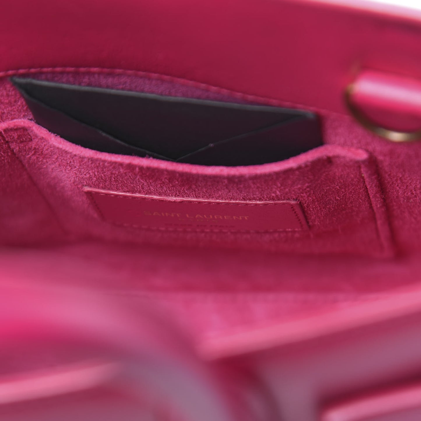 Calfskin Nano Sac De Jour Bubblegum