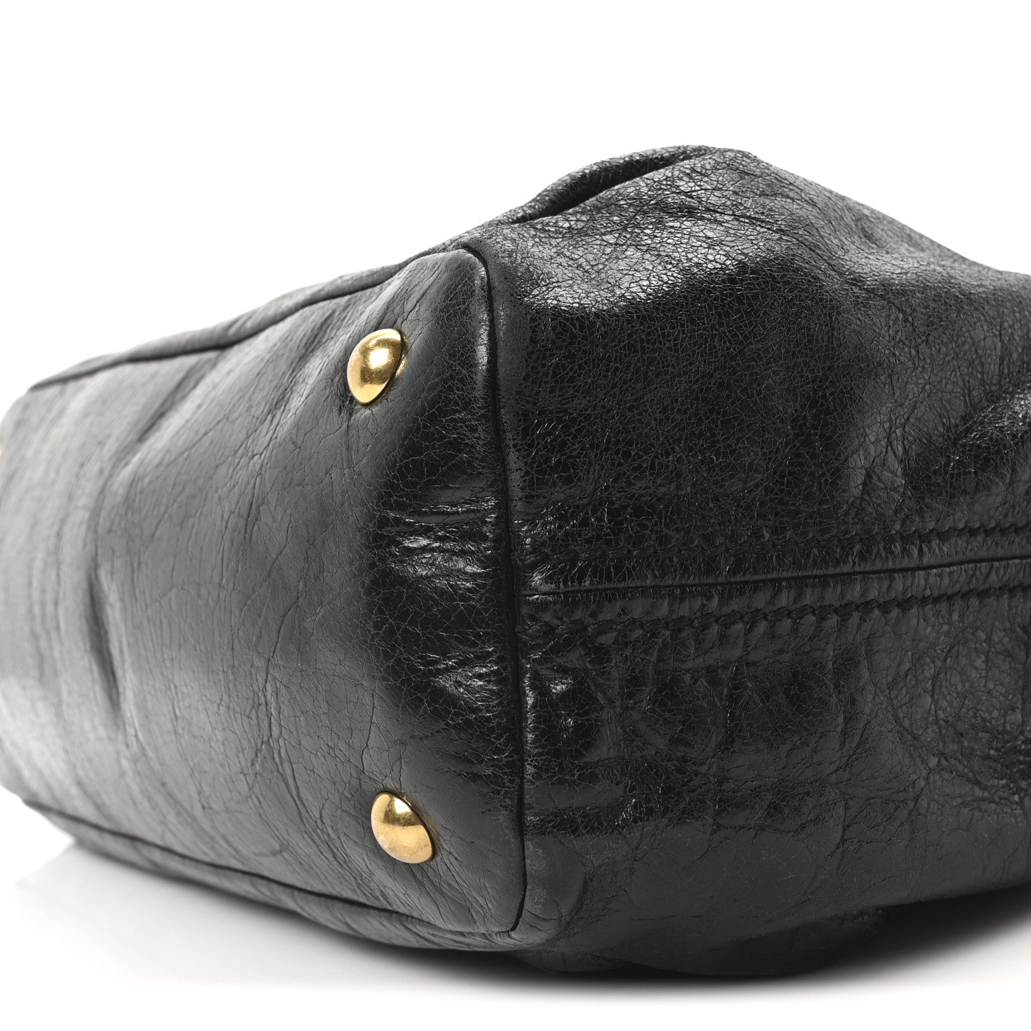 Miu Miu Vitello Shine Zip Tote Black 10 of 10