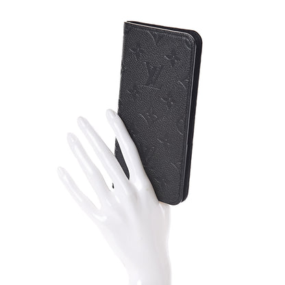Louis Vuitton Empreinte iPhone XS Max Folio Case Black 2 of 7