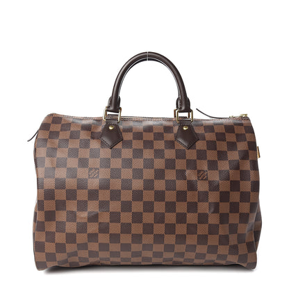 Louis Vuitton Damier Ebene Speedy 35 1 of 10