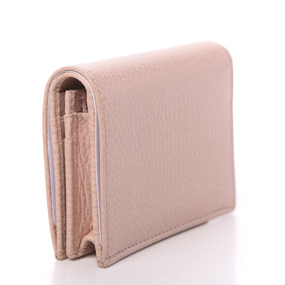 Gucci Dollar Calfskin GG Marmont Card Case Perfect Pink 3 of 8