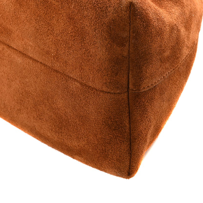 Jimmy Choo Suede Bon Bon East West Bucket Bag Tan 9 of 9