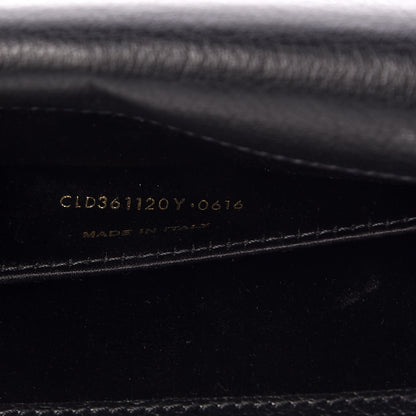 Saint Laurent Calfskin Monogram Large Belle De Jour Clutch Black 7 of 15