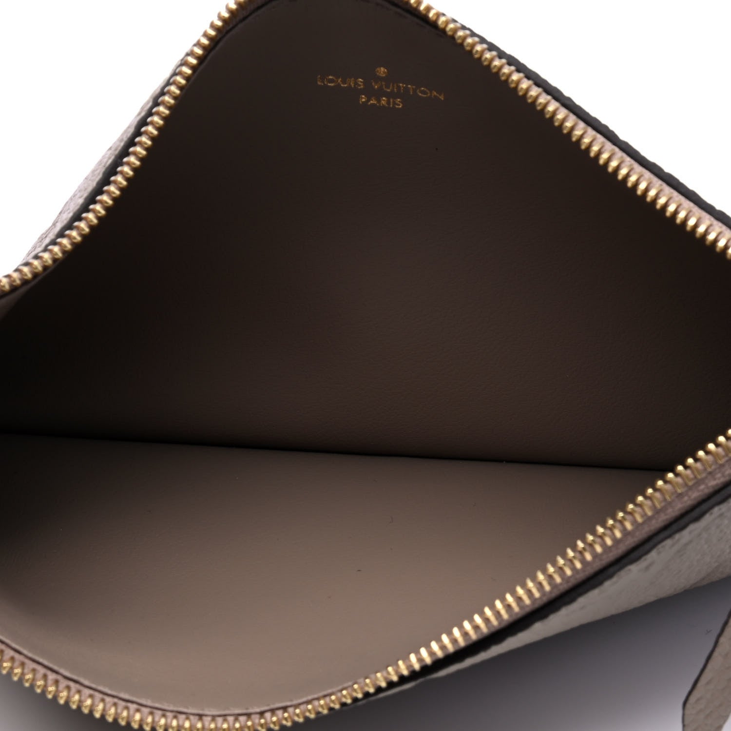 Louis Vuitton Empreinte Felicie Chain Wallet Zippered Insert Tourterelle 3 of 4