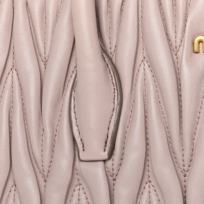 Miu Miu Nappa Matelasse Top Handle Bag Cammeo 20 of 22