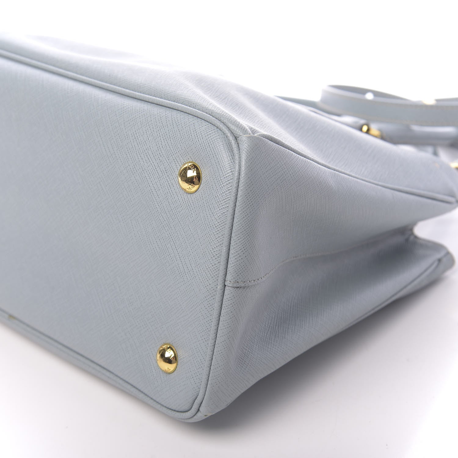 Prada Saffiano Lux Small Tote Lago 11 of 12