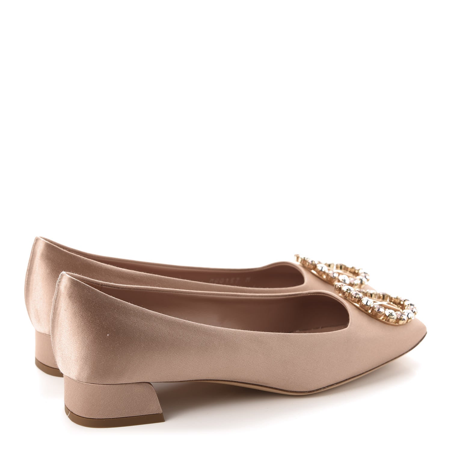Louis Vuitton Satin Madeleine Pumps 38.5 Blush 4 of 12