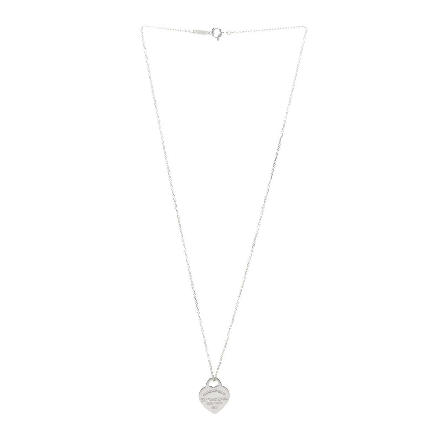 Sterling Silver Small Return to Tiffany Heart Pendant Necklace