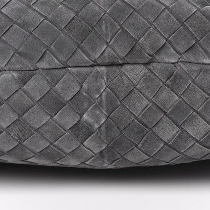 Bottega Veneta Suede Intrecciato Medium Jodie Light Graphite 11 of 11