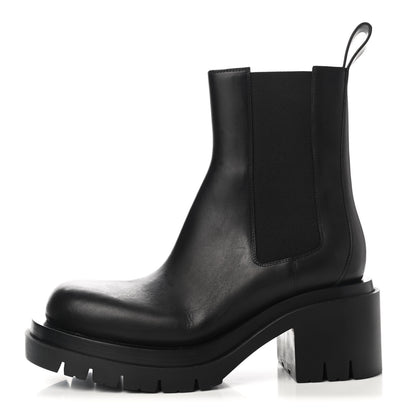 Bottega Veneta Calfskin The Lug Chelsea 30/70mm Ankle Boots 40 Black 1 of 8