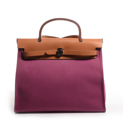 Hermes Toile Herbag Zip PM 31 Tosca 1 of 8