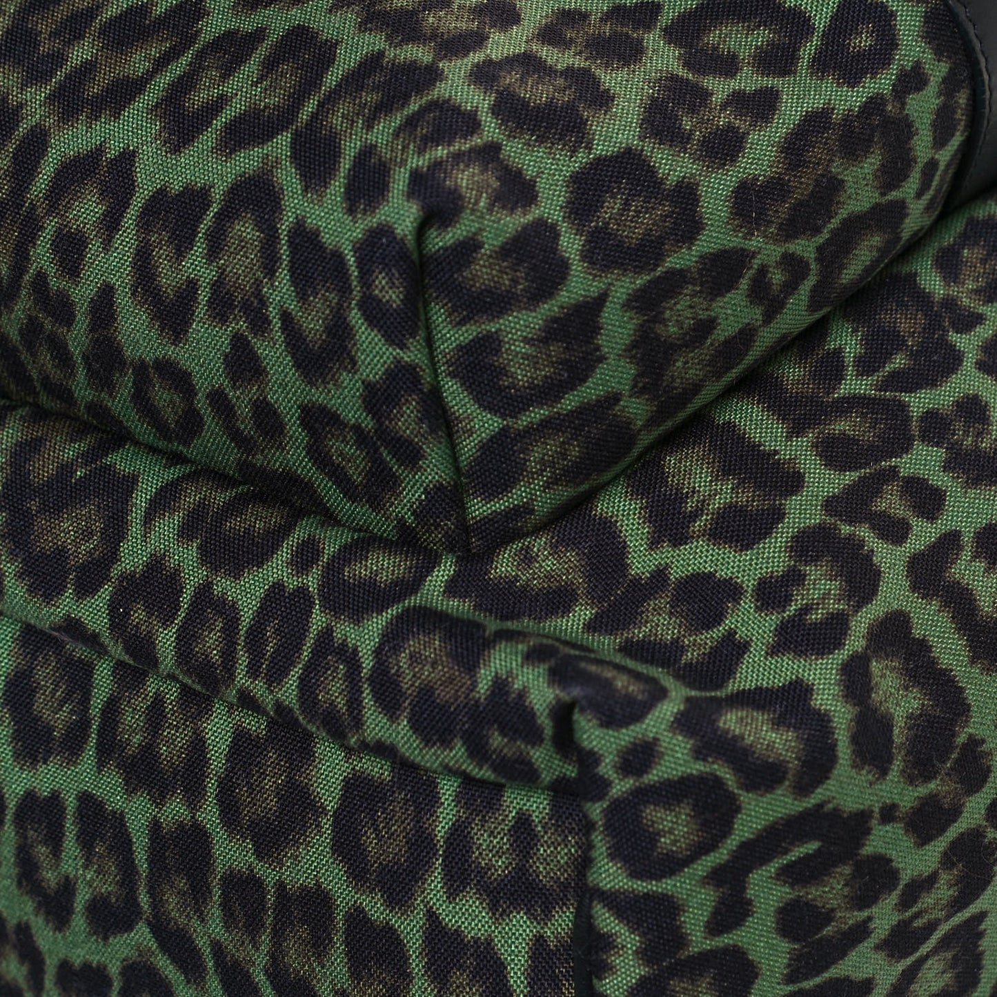 Printed Canvas Leopard Classic Hunting Backpack Green