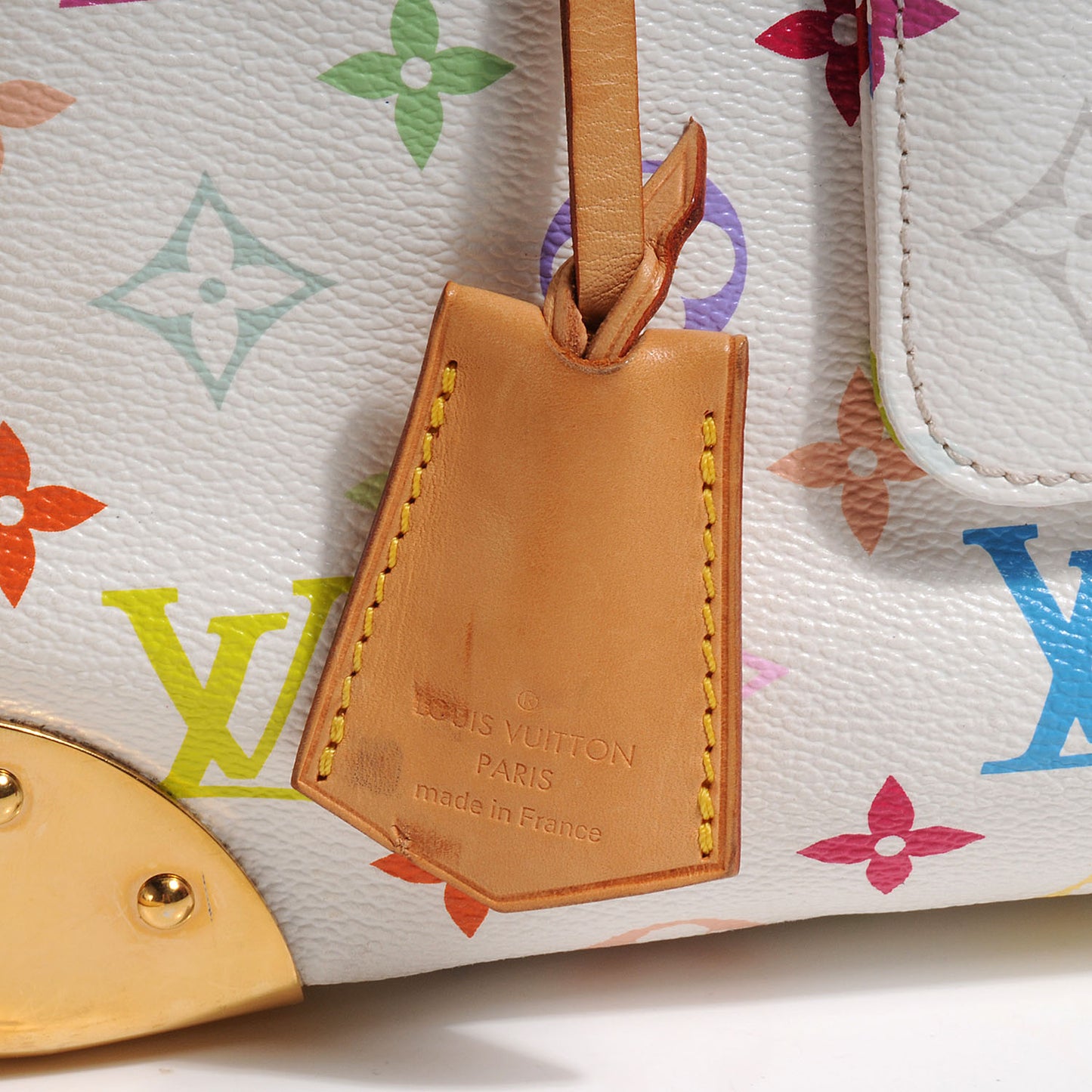 Monogram Multicolor Speedy 30 White