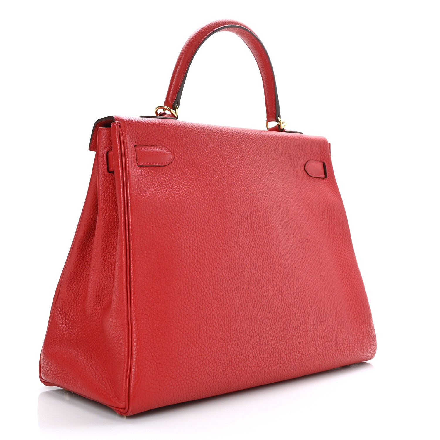 Hermes Taurillon Clemence Kelly Retourne 35 Rouge Casaque 2 of 10