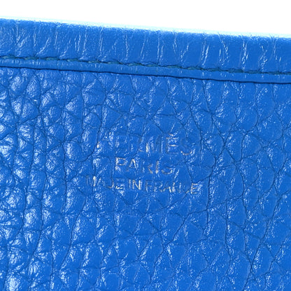Hermes Taurillon Clemence Evelyne III PM Bleu Hydra 7 of 10