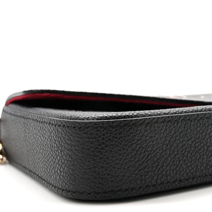 Louis Vuitton Empreinte Monogram Giant Felicie Pochette Black Beige 8 of 10