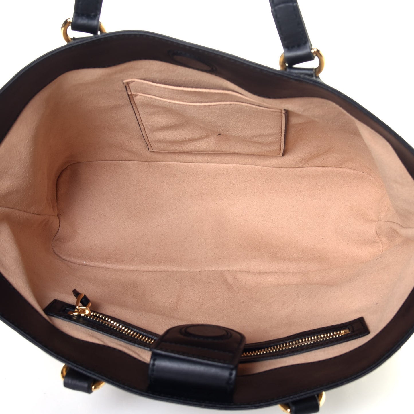 Soft GG Supreme Monogram Bees Small Crossbody Tote Beige Oro Black