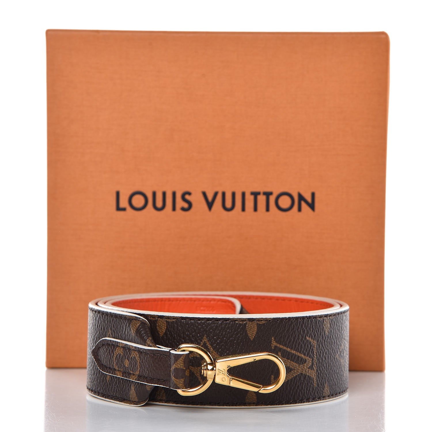 Louis Vuitton Monogram Bandouliere Shoulder Strap Orange 4 of 4