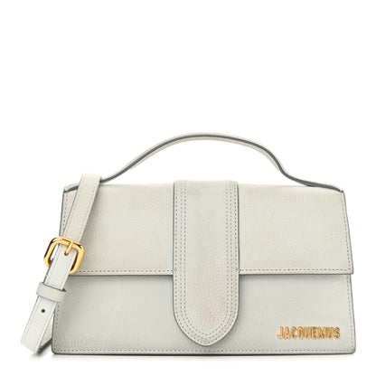 Jacquemus Grained Calfskin Le Grand Bambino Light Grey 1 of 15