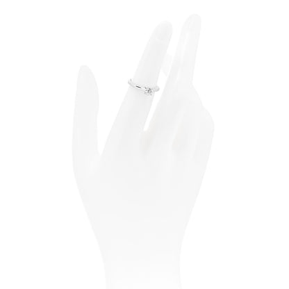 Cartier Platinum Diamond .32ct Solitaire Engagement Ring 48 4.5 2 of 7