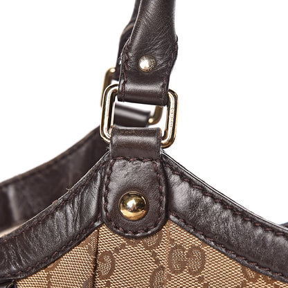 Gucci Monogram Large Sukey Tote Dark Brown 10 of 21