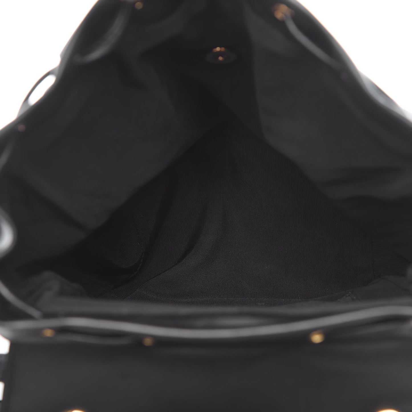 Calfskin Chevron Quilted Small Urban Spirit Backpack Black