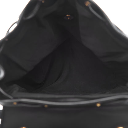 Chanel Calfskin Chevron Quilted Small Urban Spirit Backpack Black 5 of 10