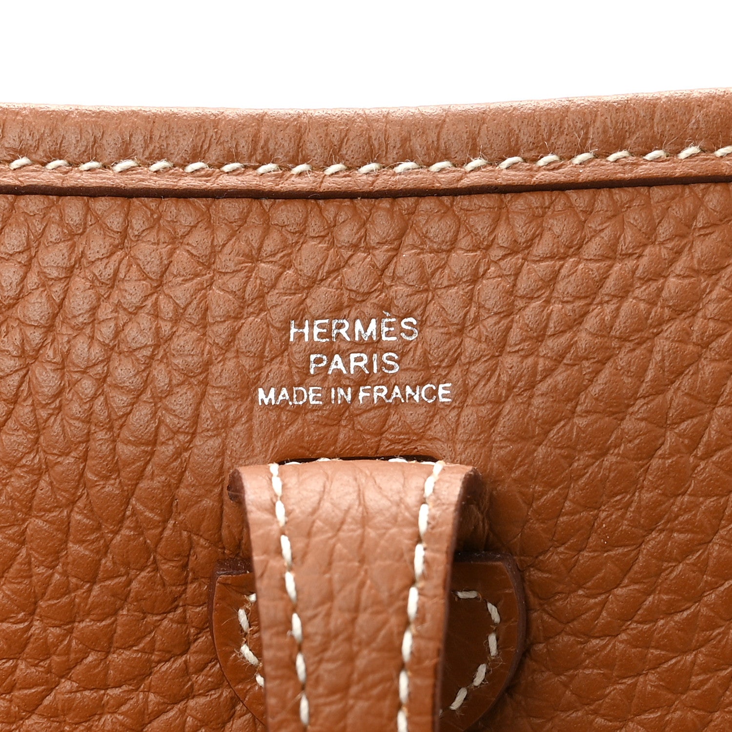 Hermes Taurillon Clemence Evelyne TPM Gold 6 of 10