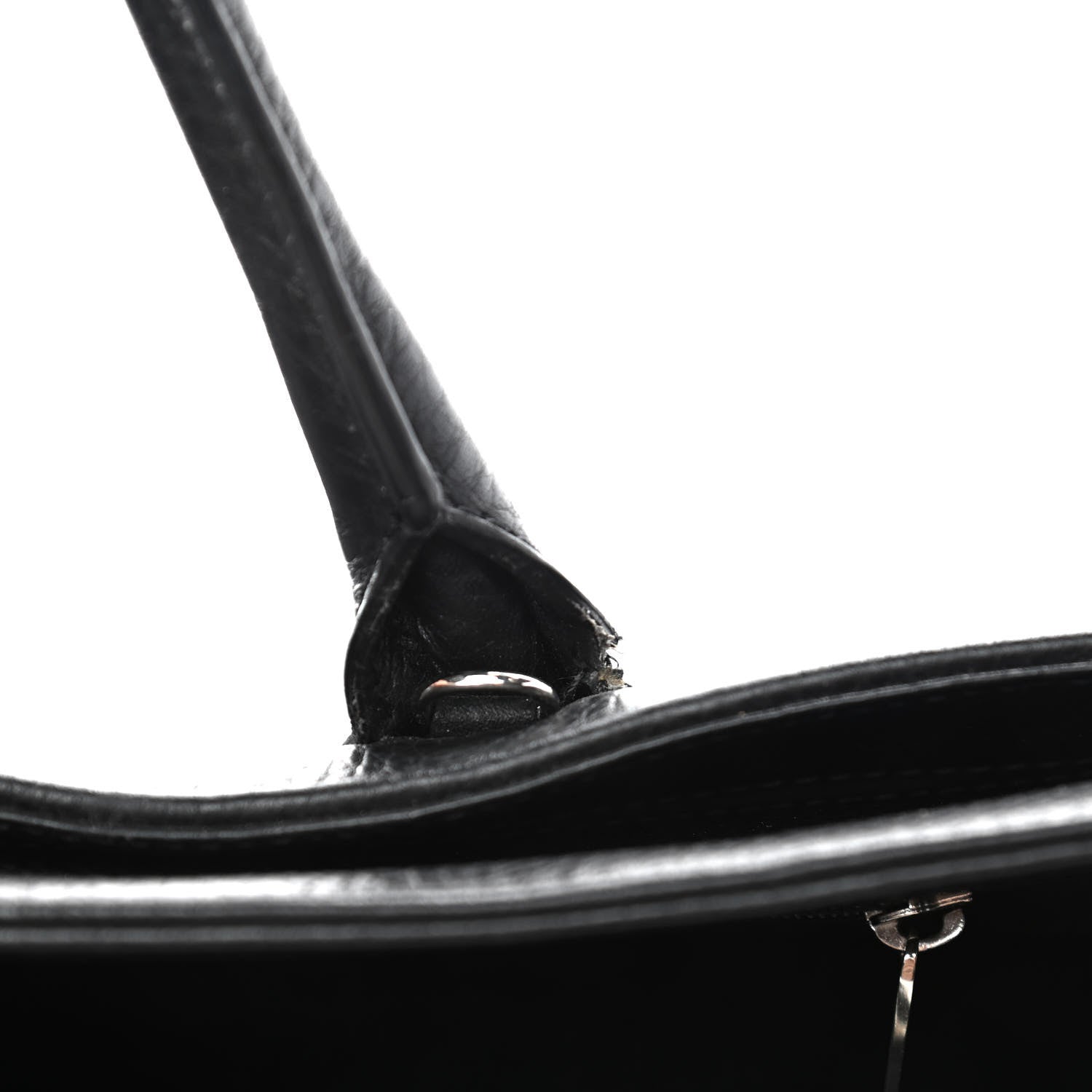 Chanel Calfskin Cerf Executive Shopper Tote Black 6 of 6