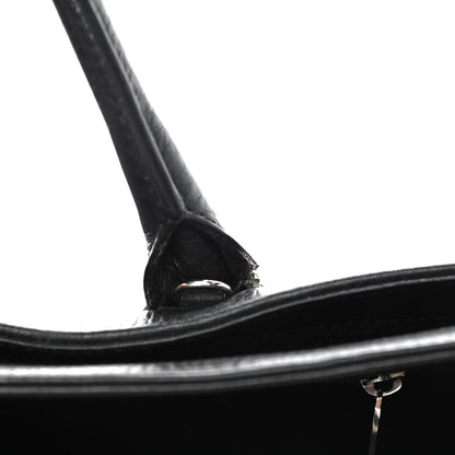 Chanel Calfskin Cerf Executive Shopper Tote Black 6 of 6