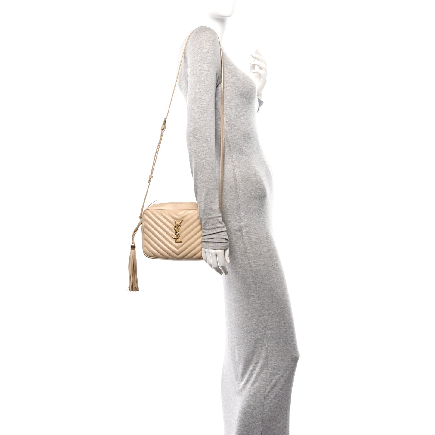Calfskin Matelasse Monogram Lou Camera Bag Avorio