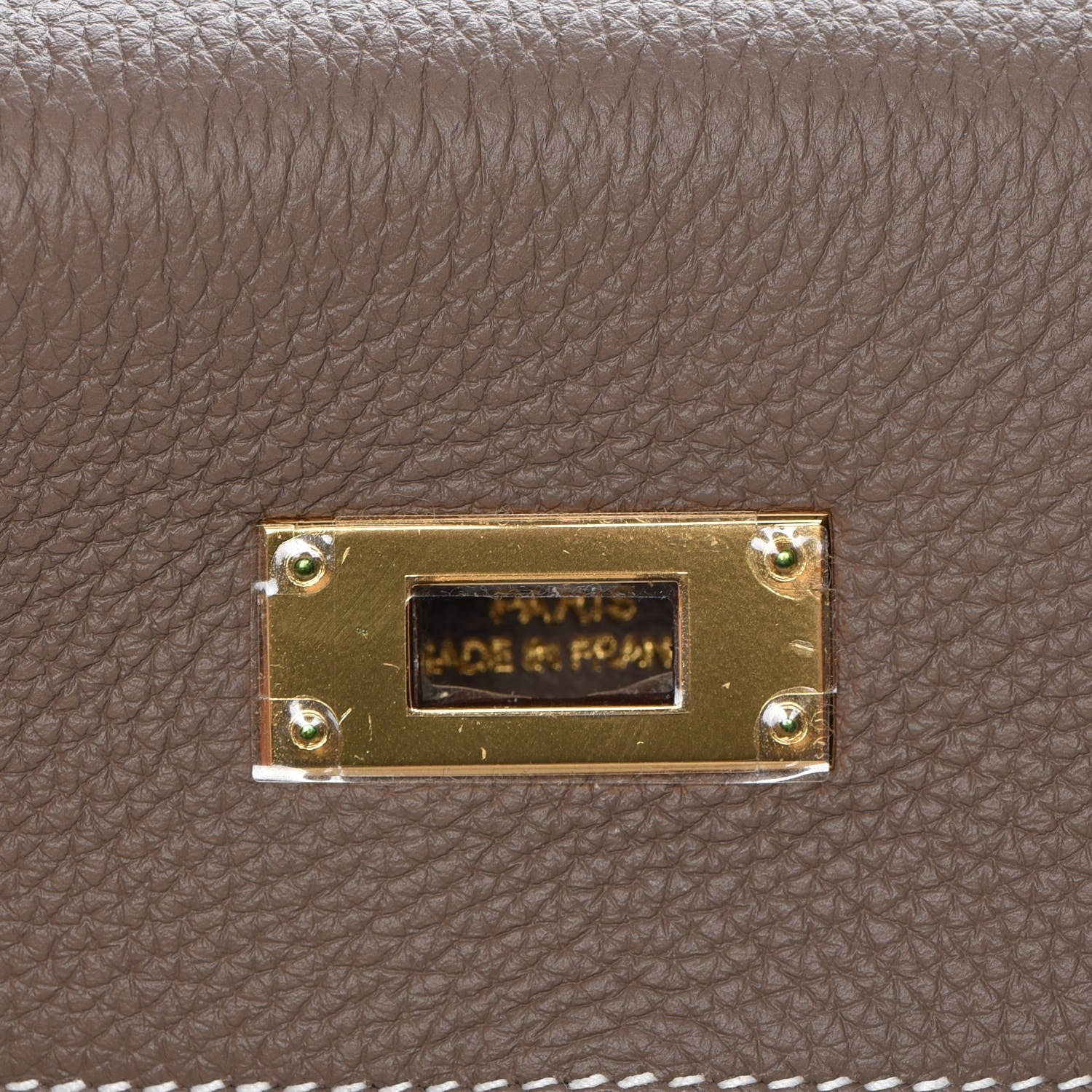 Hermes Togo Kelly Retourne 35 Etoupe 22 of 34