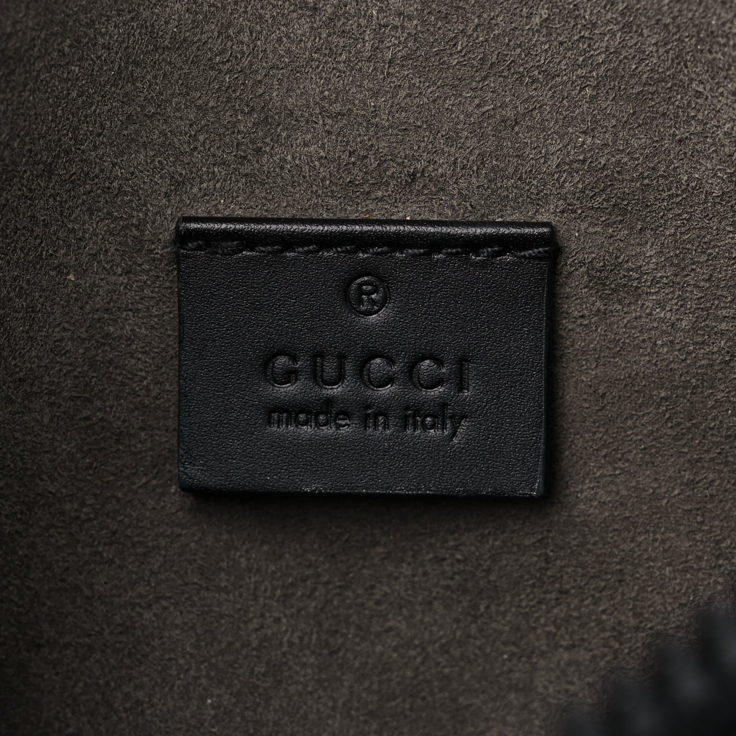 GG Supreme Monogram Belt Bag Black