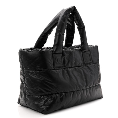 Chanel Nylon Quilted Medium Coco Cocoon Reversible Tote Black 5 of 17