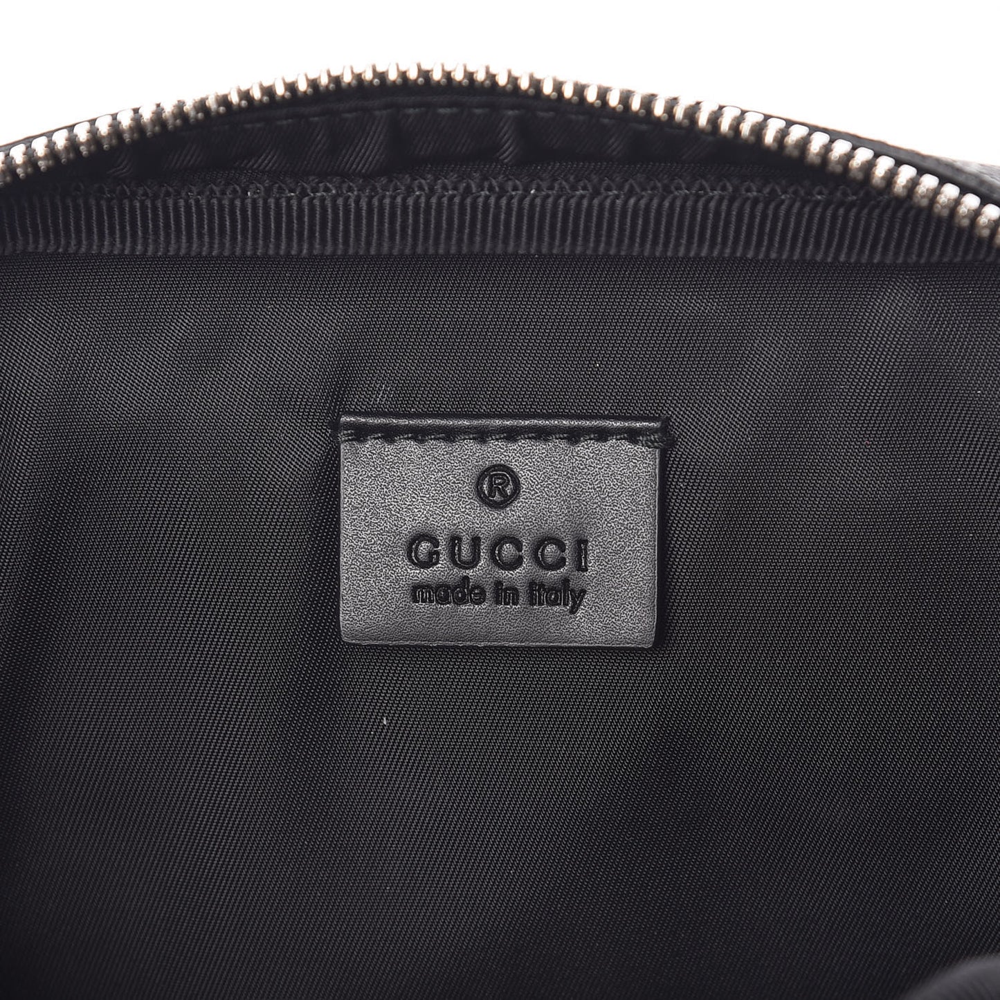GG Supreme Monogram Web Belt Bag Black