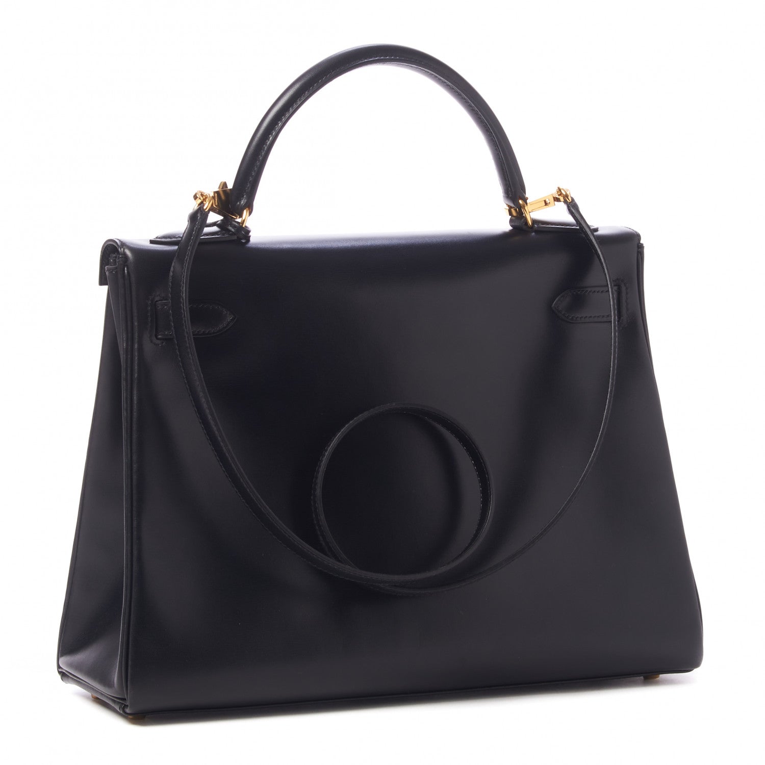 Hermes Box Kelly Retourne 32 Black 3 of 33