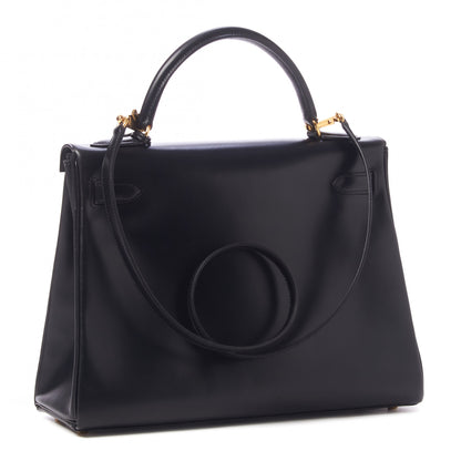 Hermes Box Kelly Retourne 32 Black 3 of 33