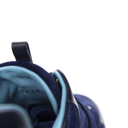 Louis Vuitton Suede Run Away Sneakers 38.5 Blue 8 of 9