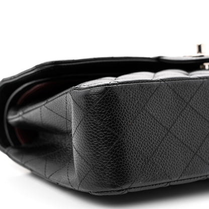 Chanel Caviar Quilted Medium Double Flap Black 9 of 10