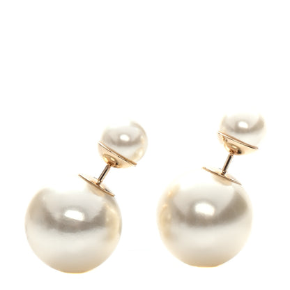 Christian Dior Pearl Mise En Dior Tribal Earrings 1 of 3