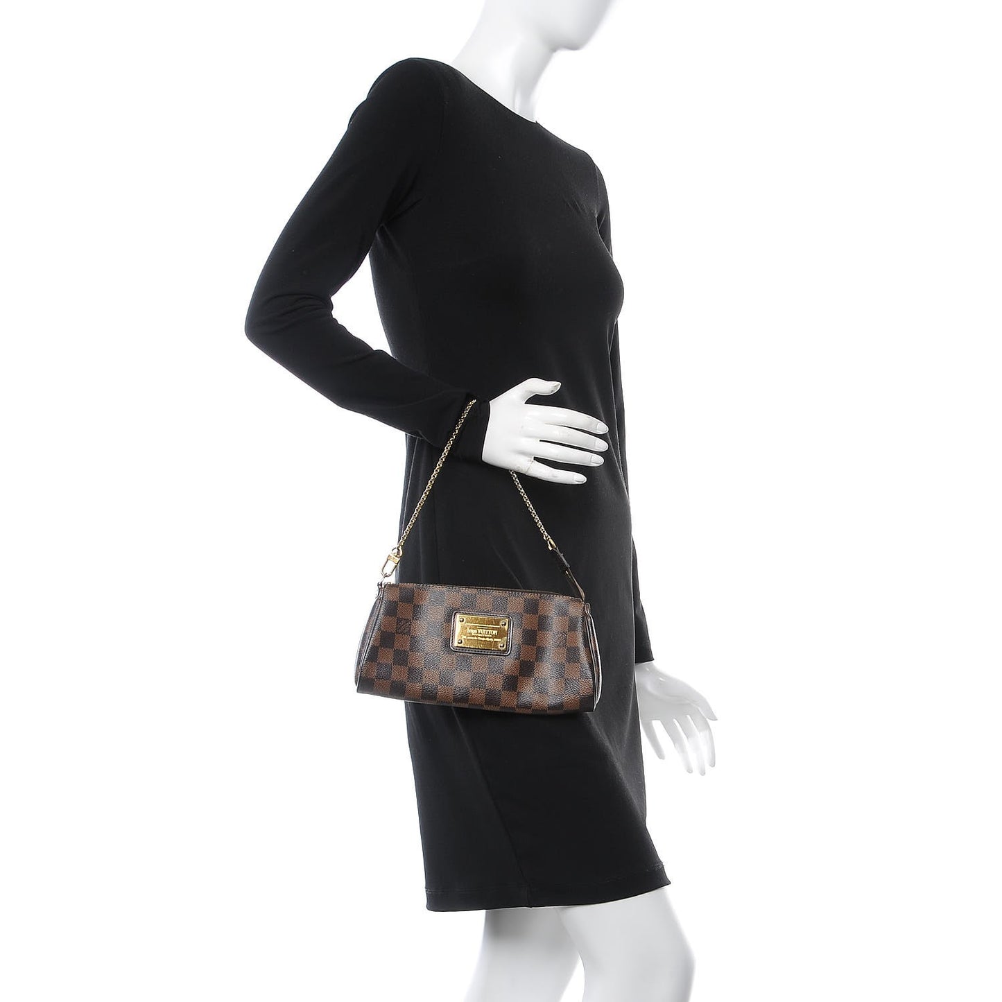 Damier Ebene Eva Clutch